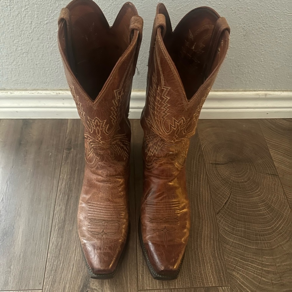 Men’s Lucchese snip toe boots. Originally $595.00